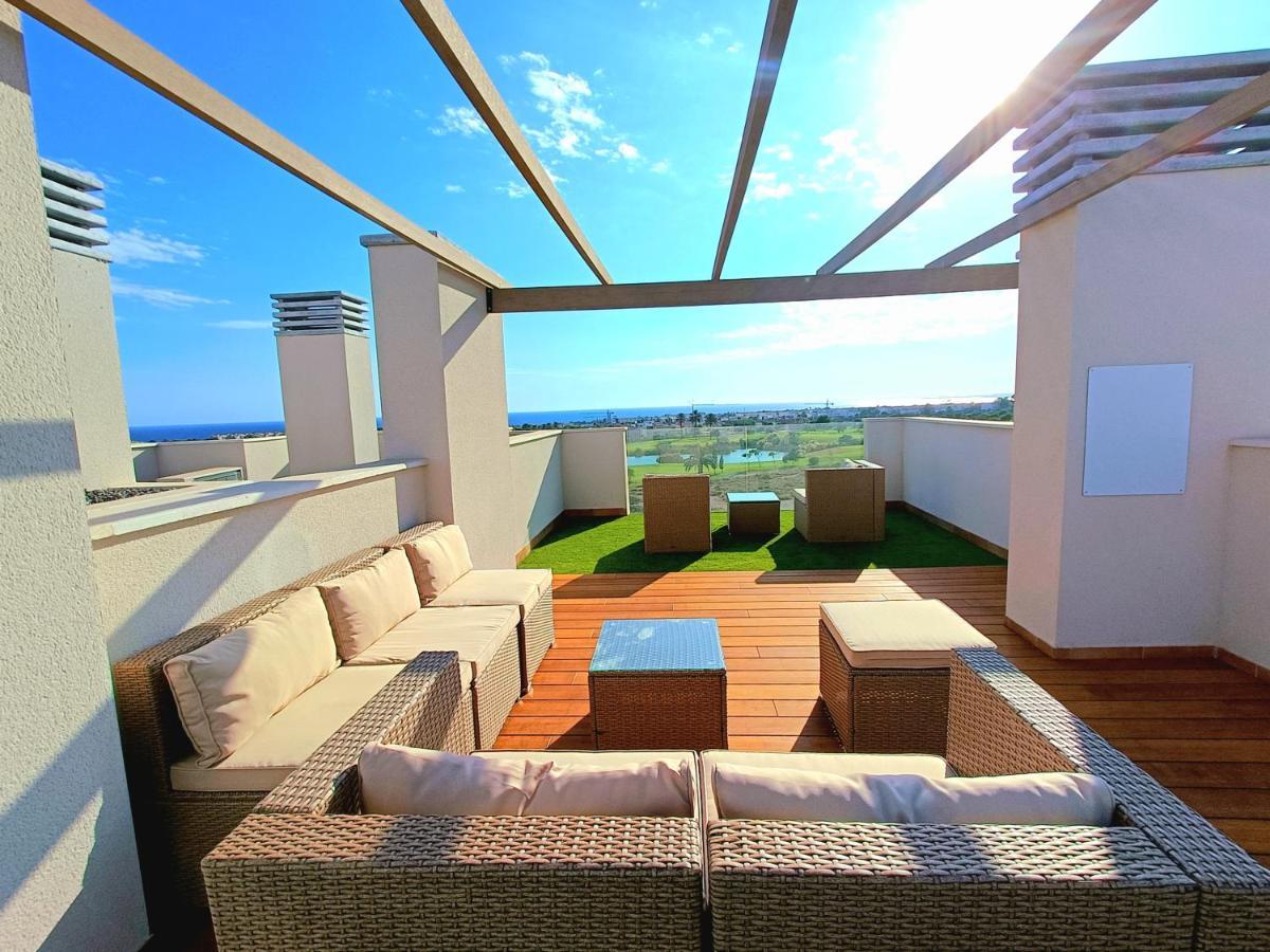 Nuevo Atico Toyo. Vistas Al Mar, Terraza, Solarium, Piscina, A/A, Wifi Y Garaje Apartment El Toyo Екстериор снимка